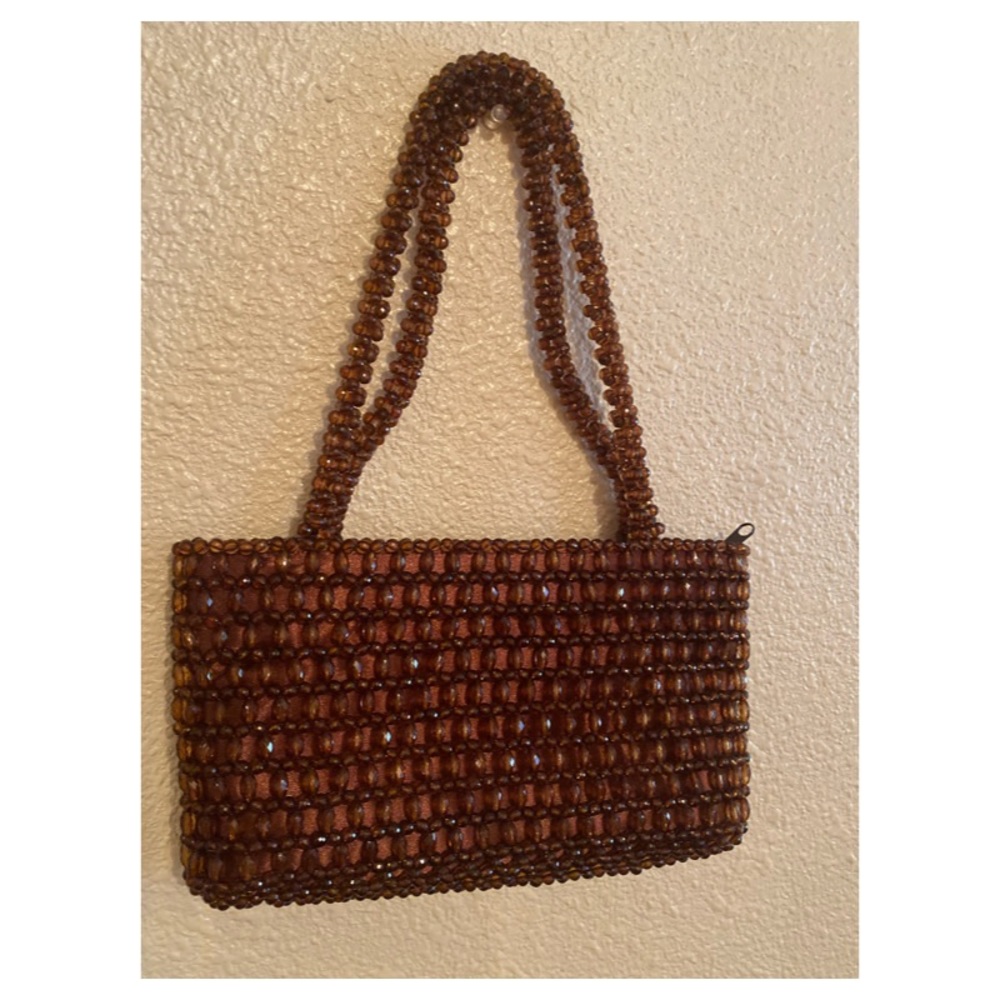 Brown Beaded bag ✨